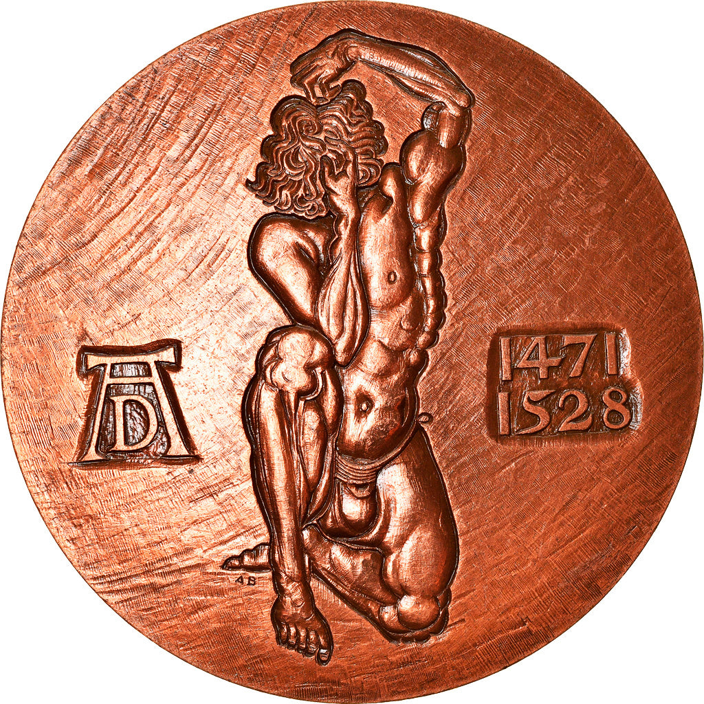 France, Medal, Albrecht Dürer, Arts & Culture, Bloc, MS(63), Copper