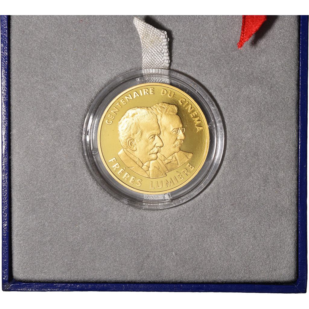 Moneta, Francja, Monnaie de Paris, Centenaire du Cinéma, 100 Francs, 1995