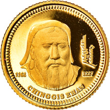 Moneda, Mongolia, 500 Tugrik, 2003, FDC, Oro, KM:New