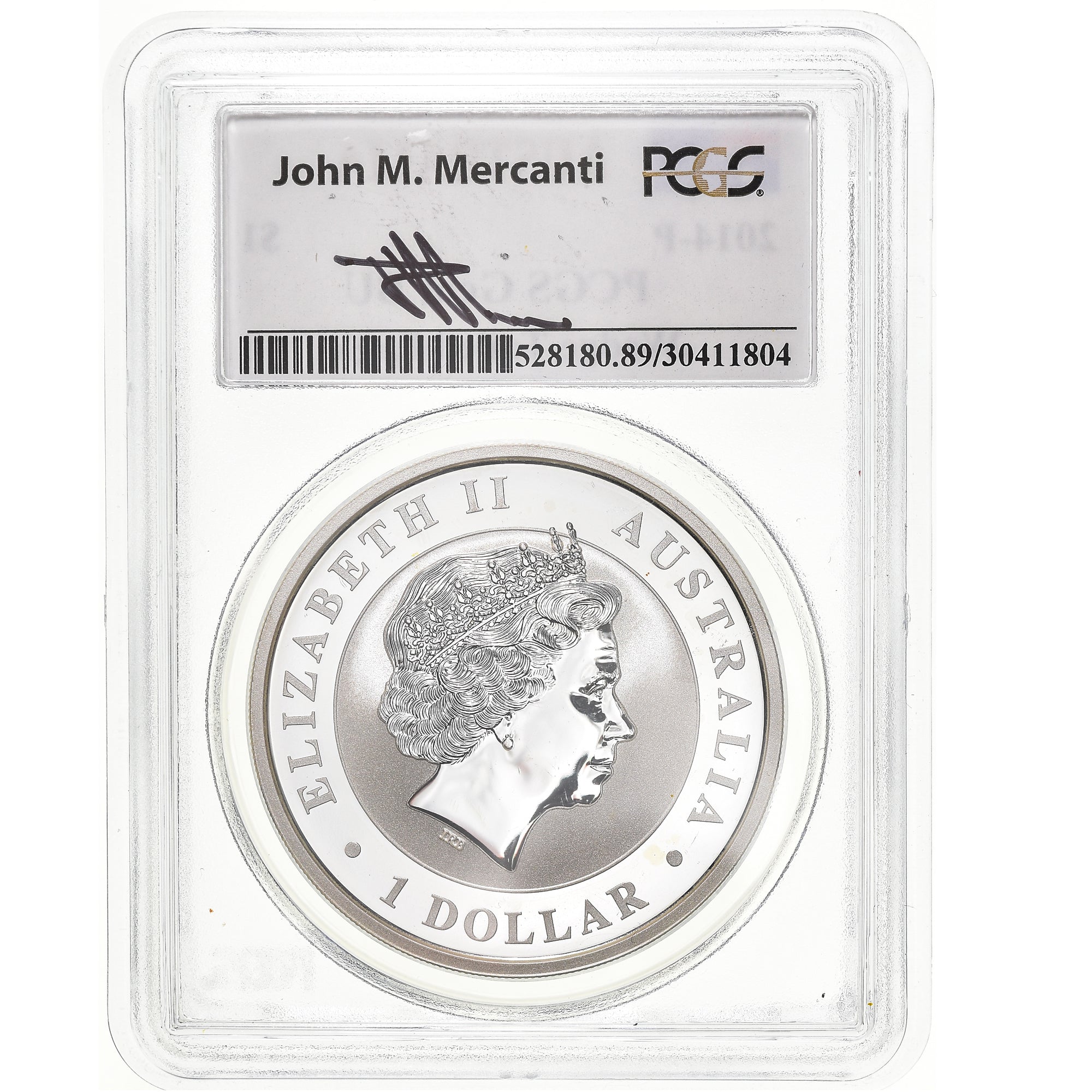 Münze, Australien, Australian Wedge-Tailed Eagle, 1 Dollar, 2014, PCGS, Gem BU