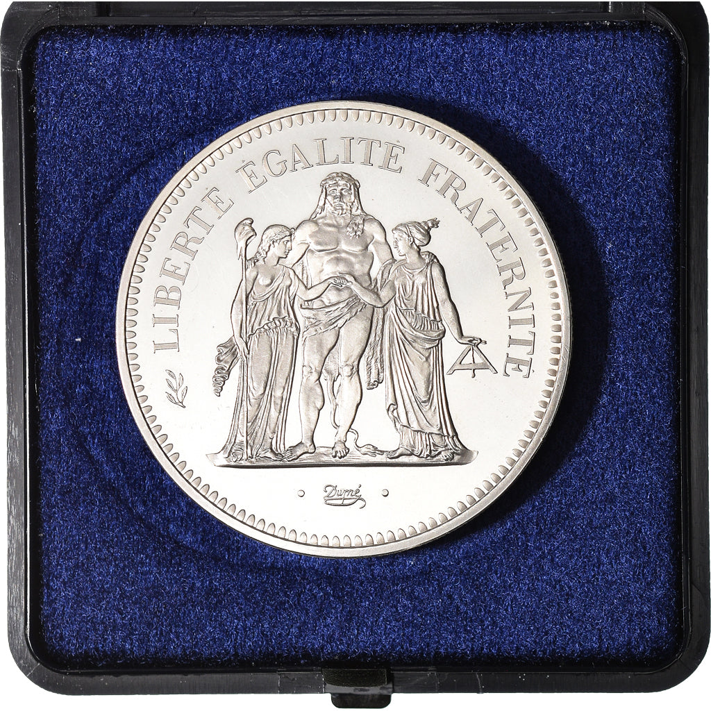 Coin, France, Hercule, 50 Francs, 1974, Paris, Piéfort, MS(65-70), Silver