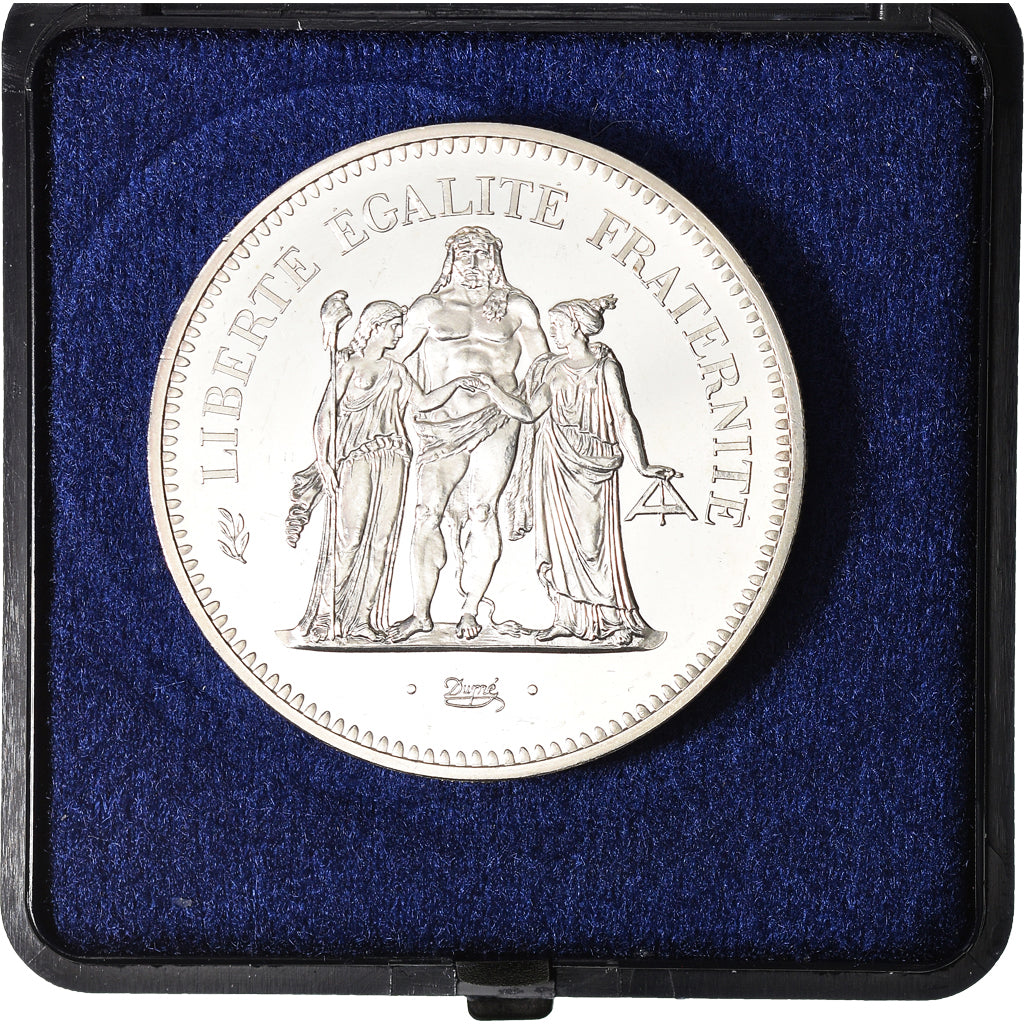 Moneta, Francia, Hercule, 50 Francs, 1980, Paris, Piéfort, FDC, Argento