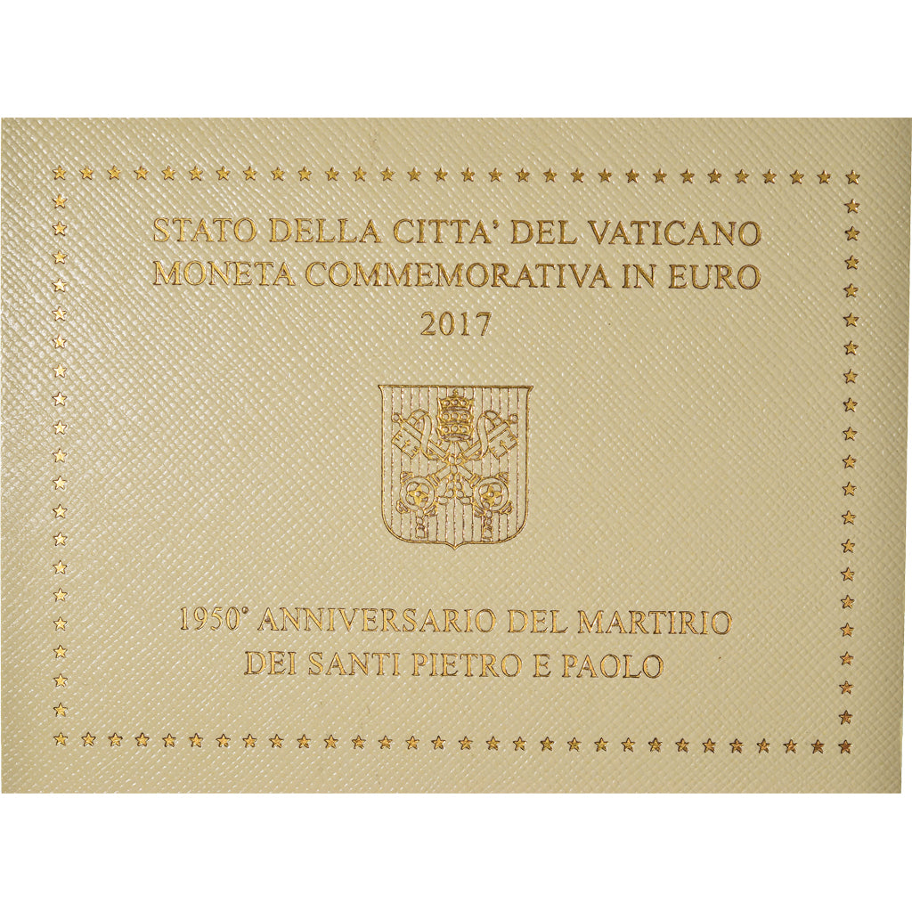 Vatican, 2 Euro, Saint Peter & Saint Paul, 2017, BU, MS(65-70), Bi-Metallic