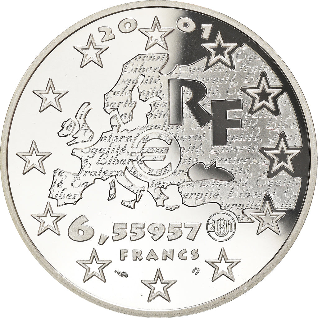 Coin, France, Monnaie de Paris, Egalité, 6.55957 Francs, 2001, Paris