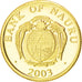 Moneda, Nauru, 10 Dollars, 2003, FDC, Oro, KM:21