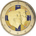 Netherlands, 2 Euro, Willem-Alexander, 2014, Colourized, MS(60-62), Bi-Metallic