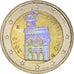 San Marino, 2 Euro, 2nd map, 2013, Rome, Hologramme, MS(63), Bi-Metallic, KM:486