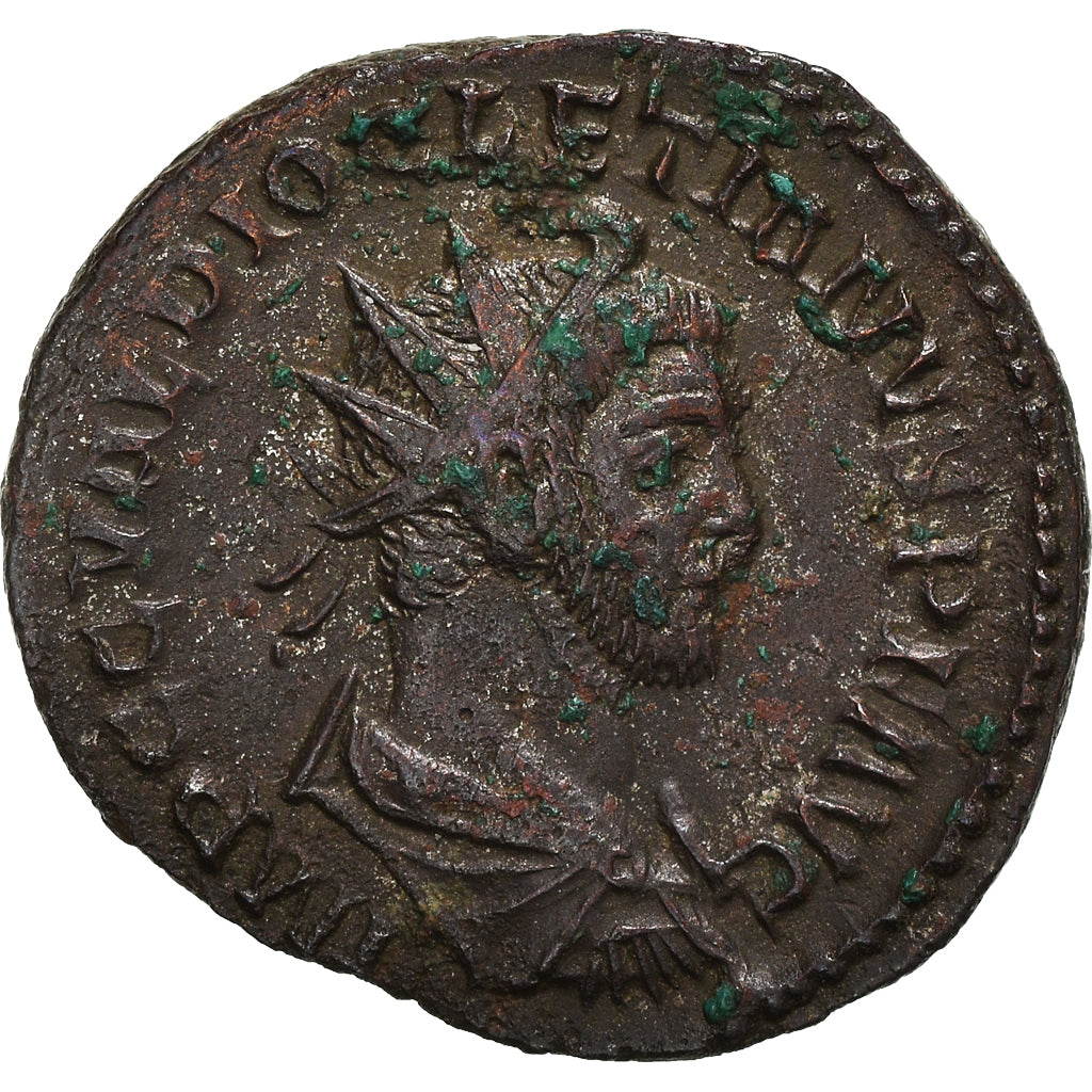 Coin, Diocletian, Antoninianus, 285-286, Lyon - Lugdunum, AU(50-53), Billon