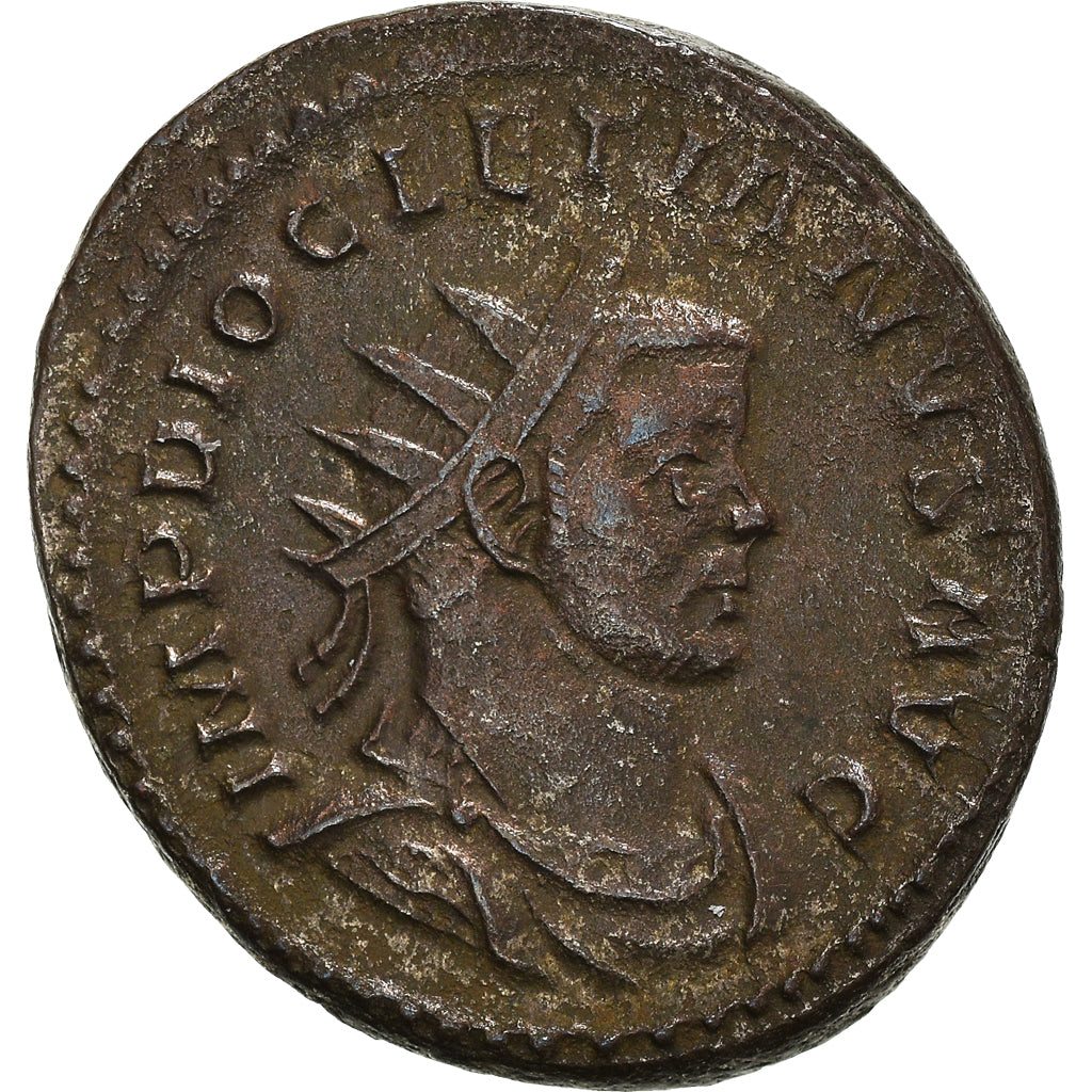 Coin, Diocletian, Antoninianus, 290-292, Lyon - Lugdunum, AU(50-53), Billon