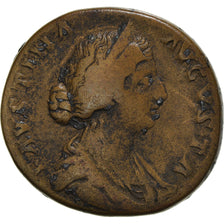 Coin, Faustina II, Sestertius, 161-176, Rome, VF(20-25), Bronze, RIC:1651