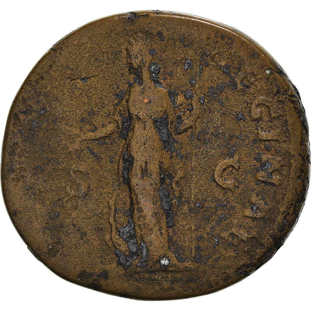 Coin, Faustina II, Sestertius, 161-176, Rome, VF(20-25), Bronze, RIC:1651