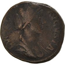 Coin, Lucilla, Sestertius, 164-169, Rome, VF(20-25), Bronze, RIC:1736