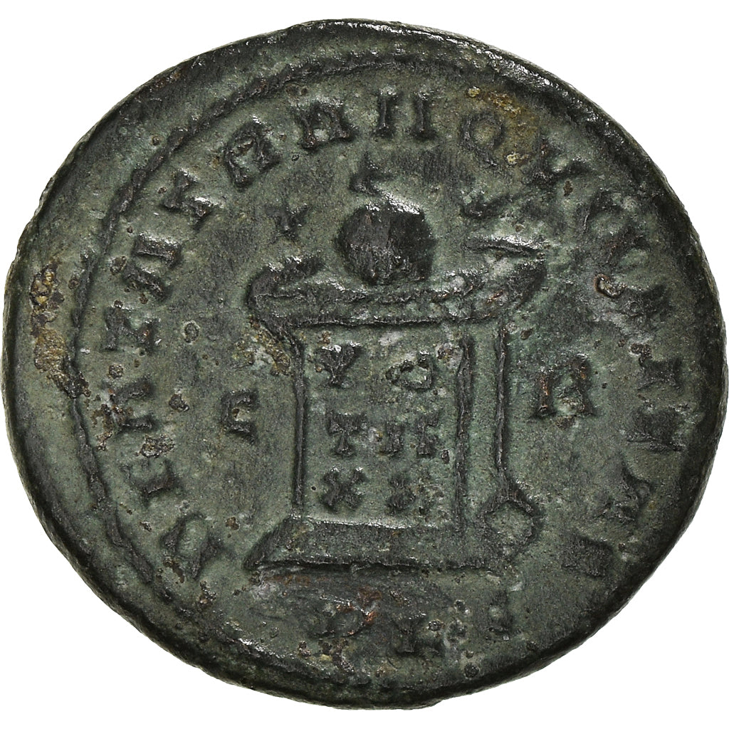 Coin, Constantine II, Follis, 321, Lyon - Lugdunum, EF(40-45), Bronze, RIC:148