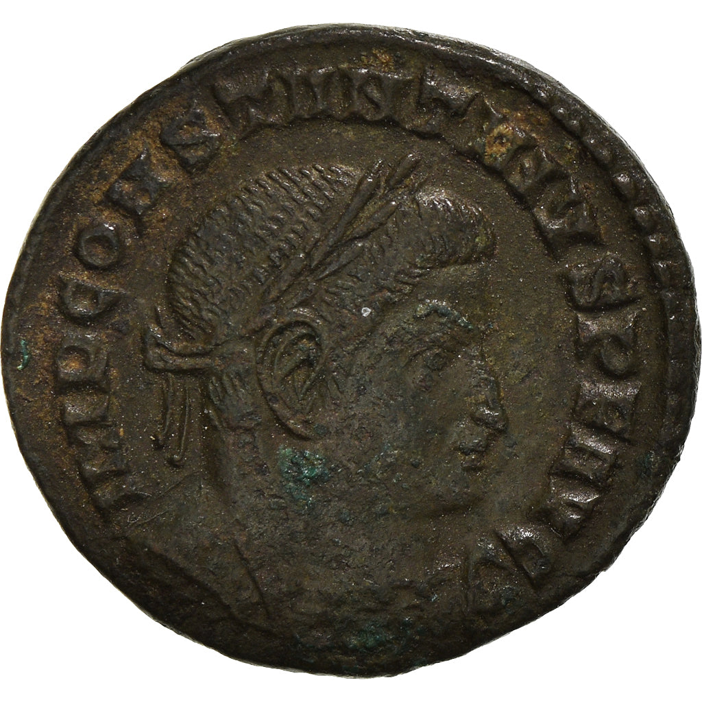 Moneta, Constantine I, Follis, 314-315, Lyon - Lugdunum, AU(50-53), Brązowy
