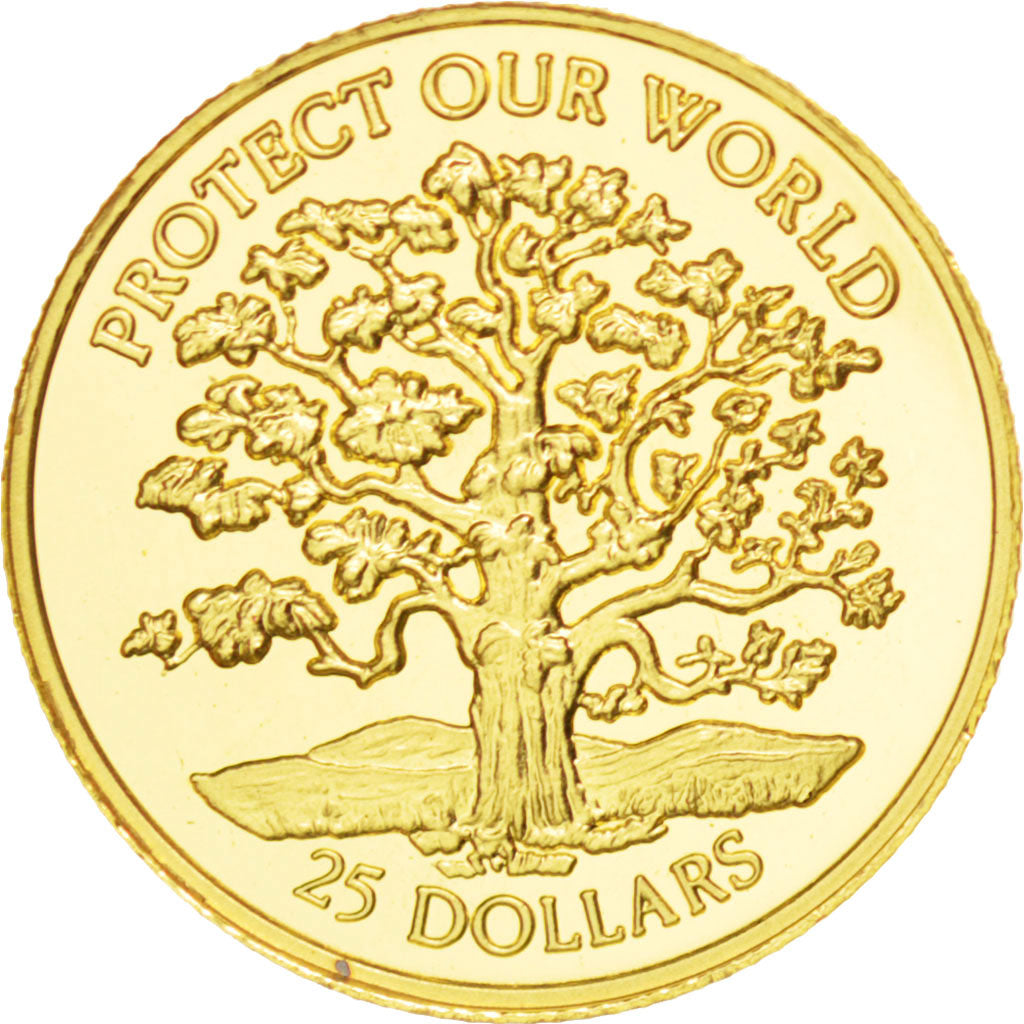 Coin, Niue, Elizabeth II, 25 Dollars, 1996, MS(65-70), Gold, KM:179