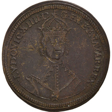 Germany, Token, Louis XIV, Nuremberg, Conrad Laufer, EF(40-45), Brass