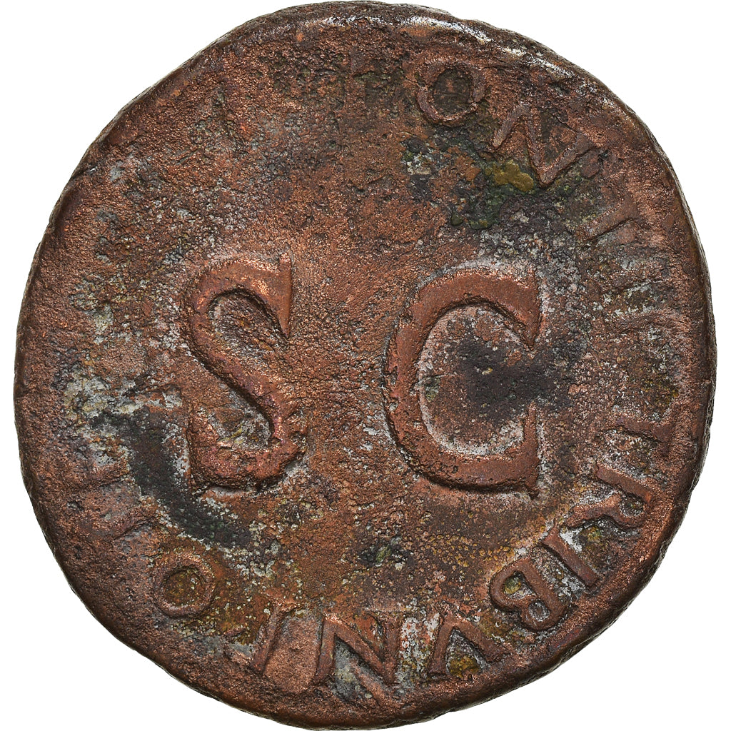 Coin, Drusus, As, 22-23 AD, Rome, VF(30-35), Bronze, RIC:45