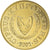 Moeda, Chipre, 5 Cents, 2001, MS(64), Níquel-Latão, KM:55.3