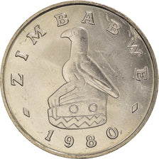 Monnaie, Zimbabwe, Dollar, 1980, SUP+, Cupro-nickel, KM:6