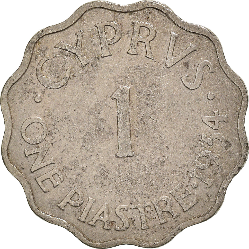 Coin, Cyprus, Piastre, 1934, VF(20-25), Copper-nickel, KM:21