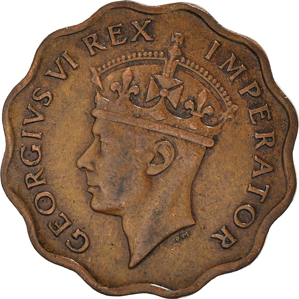 Coin, Cyprus, Piastre, 1944, EF(40-45), Bronze, KM:23a