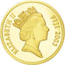 Munten, Fiji, Elizabeth II, 10 Dollars, 2003, FDC, Goud, KM:113