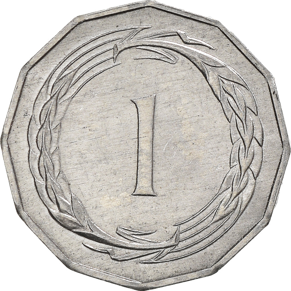 Coin, Cyprus, Mil, 1963, MS(63), Aluminum, KM:38