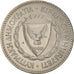 Coin, Cyprus, 100 Mils, 1977, MS(63), Copper-nickel, KM:42