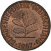 Moneda, ALEMANIA - REPÚBLICA FEDERAL, 2 Pfennig, 1967, Karlsruhe, EBC, Bronce