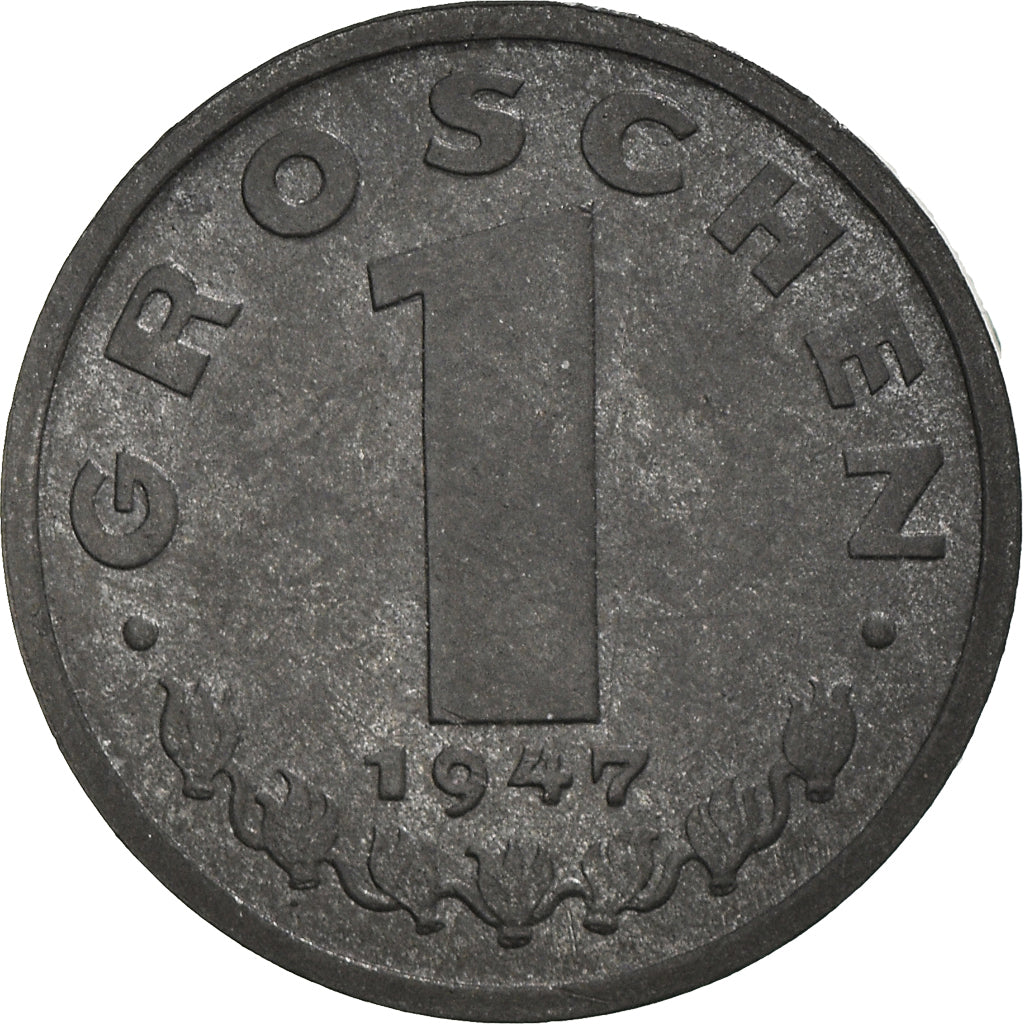 Coin, Austria, Groschen, 1947, MS(60-62), Zinc, KM:2873