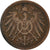 Coin, GERMANY - EMPIRE, Wilhelm II, Pfennig, 1895, Karlsruhe, VF(30-35), Copper