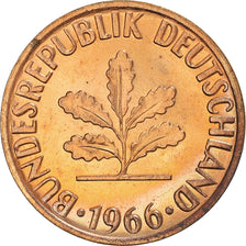 Moneta, GERMANIA - REPUBBLICA FEDERALE, 2 Pfennig, 1966, Karlsruhe, SPL+