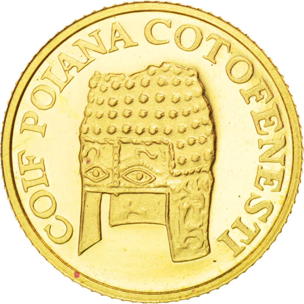 Romania, 100 Lei, 2002, KM #New, MS(65-70), Gold, 1.24