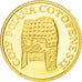 Romania, 100 Lei, 2002, KM #New, MS(65-70), Gold, 1.24