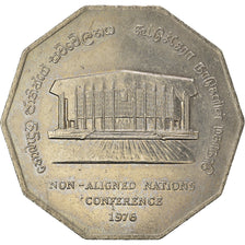 Coin, Sri Lanka, 5 Rupees, 1976, AU(55-58), Nickel, KM:143