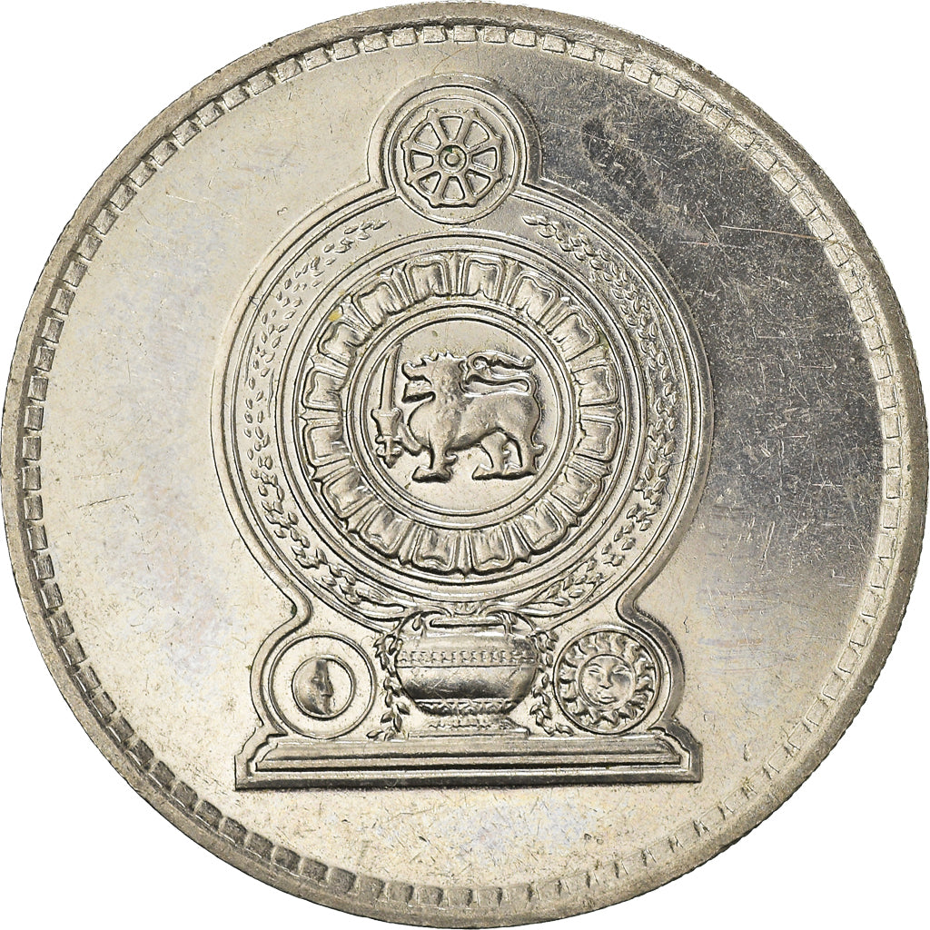 Coin, Sri Lanka, 2 Rupees, 1996, AU(55-58), Copper-nickel, KM:147