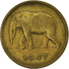 Moneta, Congo belga, 2 Francs, 1947, BB, Ottone, KM:28