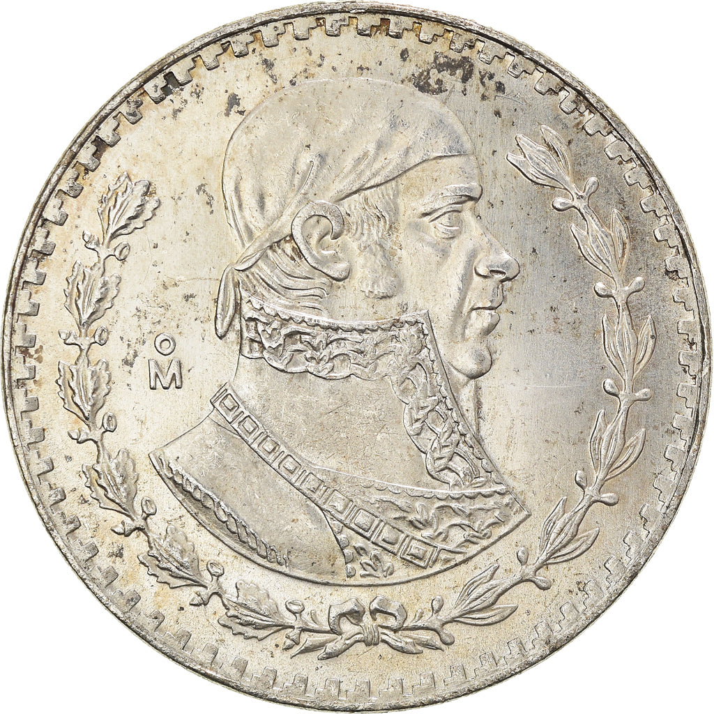 Coin, Mexico, Peso, 1960, Mexico City, AU(55-58), Silver, KM:459