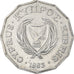 Coin, Cyprus, Half Cent, 1983, MS(60-62), Aluminum, KM:52