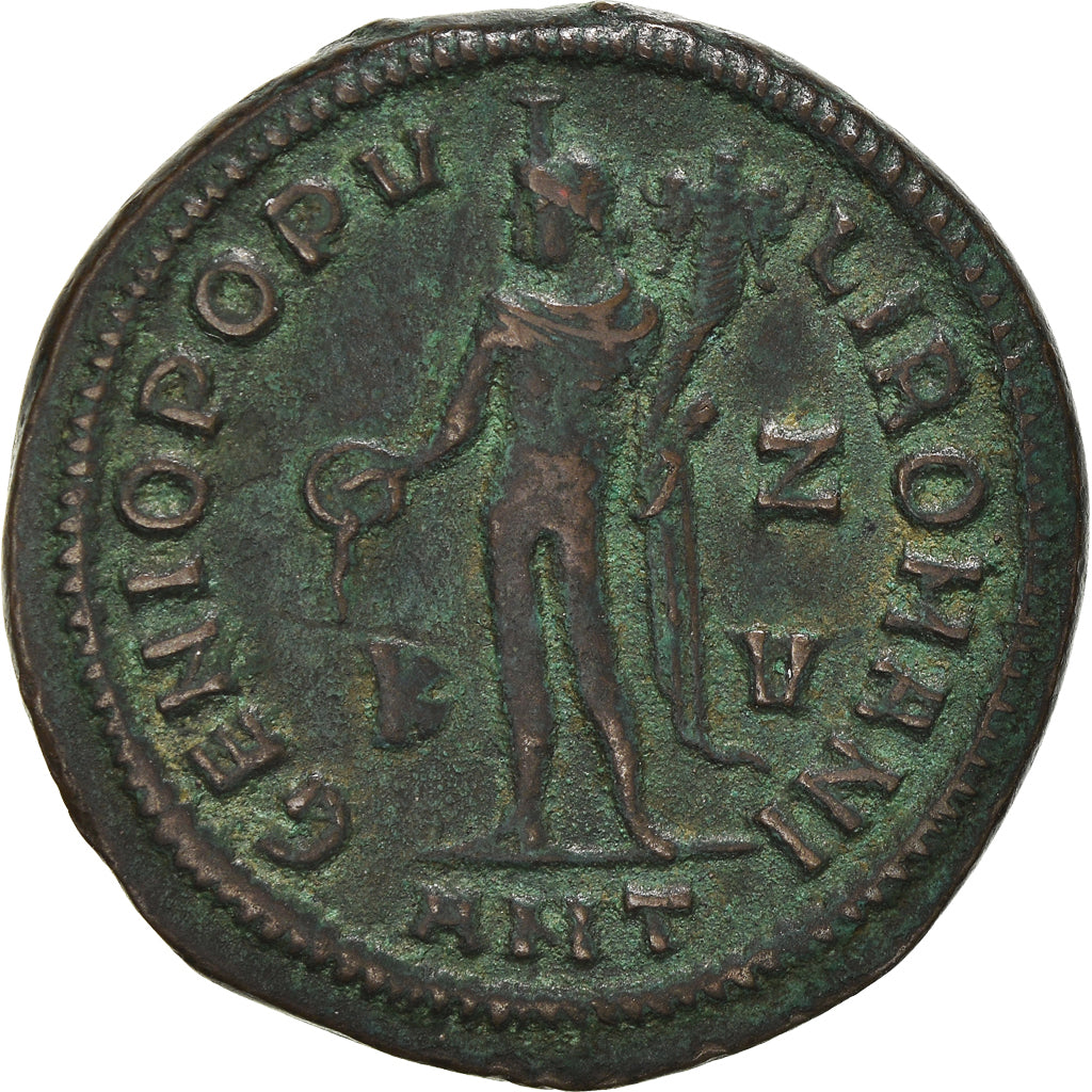 Coin, Constantius I, Follis, 300-301, Antioch, EF(40-45), Bronze, RIC:55a