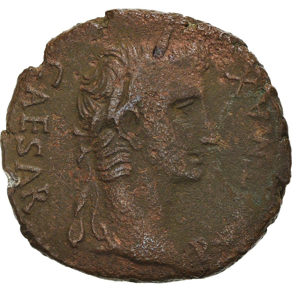 Coin, Augustus, As, 15-10 BC, Lyon - Lugdunum, VF(30-35), Bronze, RIC:230