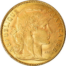 Munten, Frankrijk, Marianne, 10 Francs, 1910, Paris, PR, Goud, KM:846