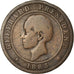 Coin, Haiti, 20 Centimes, 1863, VF(20-25), Bronze, KM:41