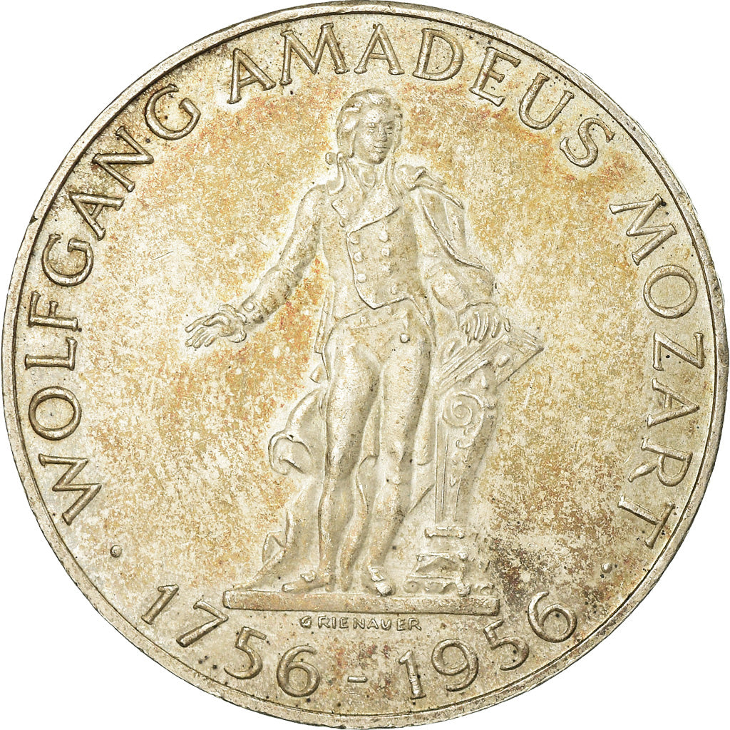 Coin, Austria, 25 Schilling, 1956, AU(55-58), Silver, KM:2881