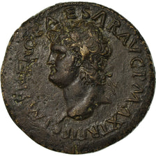 Coin, Nero, As, 66, Lyon - Lugdunum, EF(40-45), Copper, Cohen:344