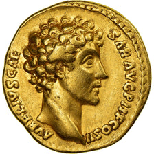 Moneta, Marcus Aurelius, Aureus, 161-180, Rome, Rzadkie, AU(50-53), Złoto