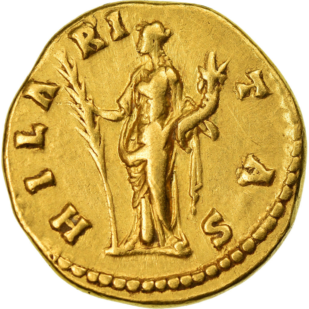 Coin, Marcus Aurelius, Aureus, 161-180, Rome, Rare, AU(50-53), Gold, RIC:432