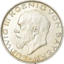 Coin, German States, BAVARIA, Ludwig III, 2 Mark, 1914, Munich, AU(50-53)