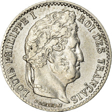 Moneta, Francia, Louis-Philippe, 1/4 Franc, 1837, Lille, BB, Argento, KM:740.13