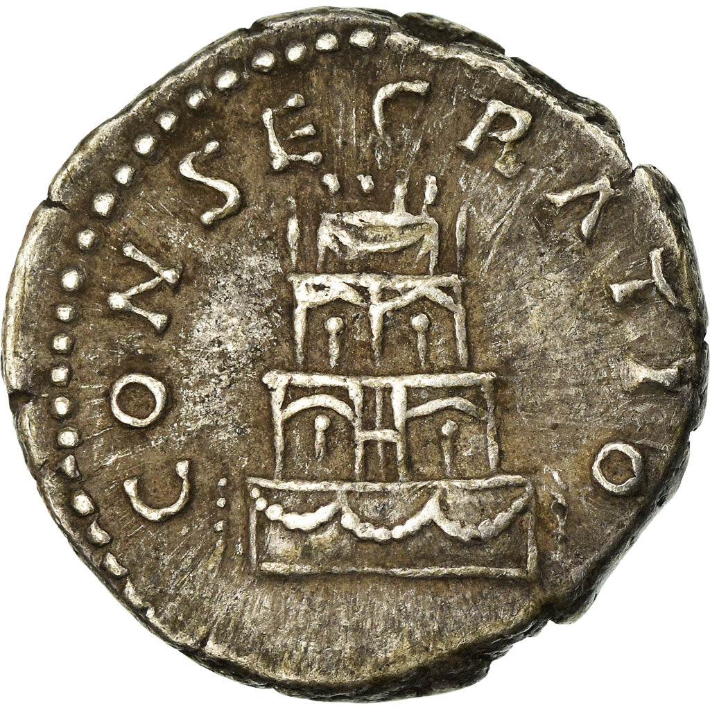 Coin, Antoninus Pius, Denarius, 161, Roma, AU(55-58), Silver, Cohen:164